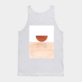 Abstract half-circle Tank Top